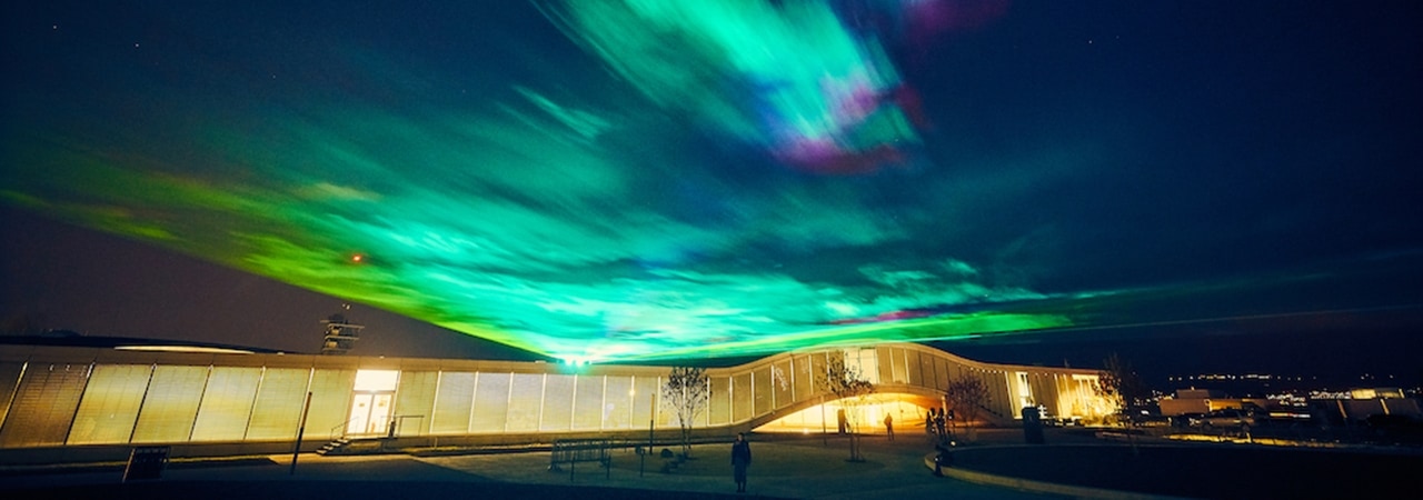 Visual of Artificial Northern Lights